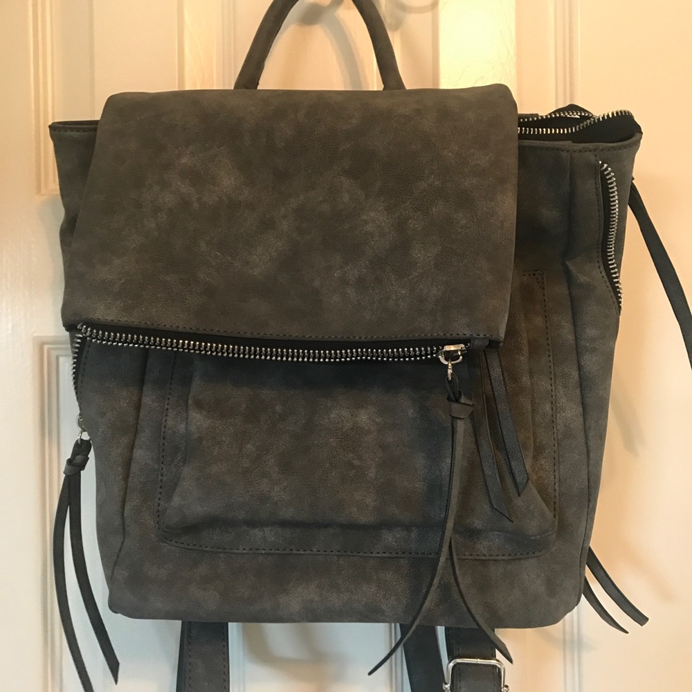 Grey backpack